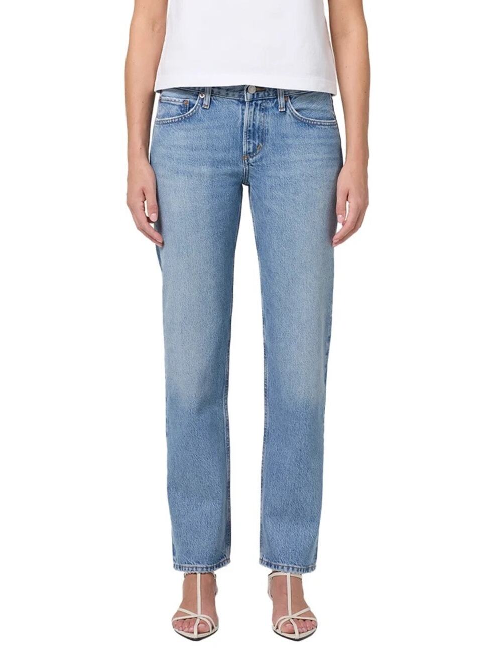 $238 AGOLDE Amber Straight Leg Jeans in Libertine - 26